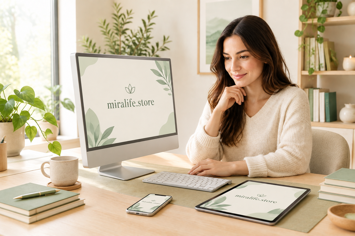 Hero banner miralife.store met devices